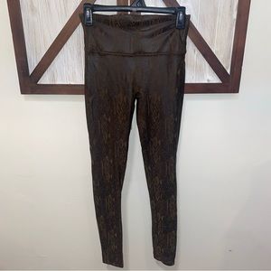 Spanks, faux, leather leggings, snake, print